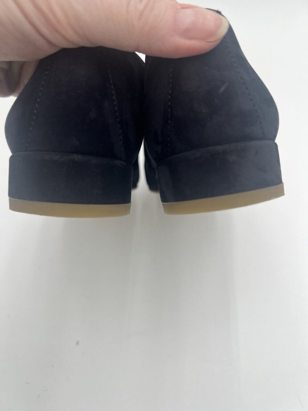 Paul Green Ramona Loafers 10 Navy Suede Slip On Flats Austria Soft Leather EUC - Picture 15 of 16
